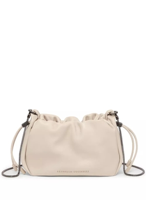 Brunello Cucinelli small Mellow bucket bag - Neutrals