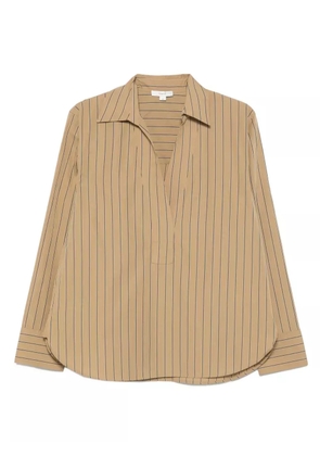 Vince pinstripe cotton tunic - Brown