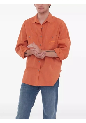 Krizia Pre-Owned 2000s long-sleeved shirt - Orange