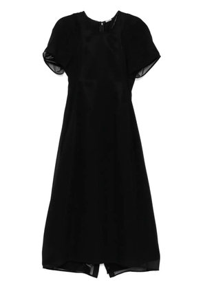 Jil Sander georgette dress - Black