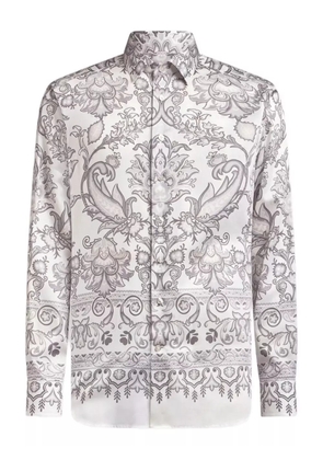 ETRO paisley-print cotton shirt - Neutrals