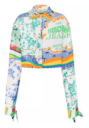 MOSCHINO JEANS printed shirt - White
