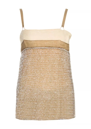 Balenciaga Pre-Owned embroidered top - Yellow