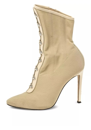 Giuseppe Zanotti Vintage pre-owned 110mm metal-detail boots - Neutrals