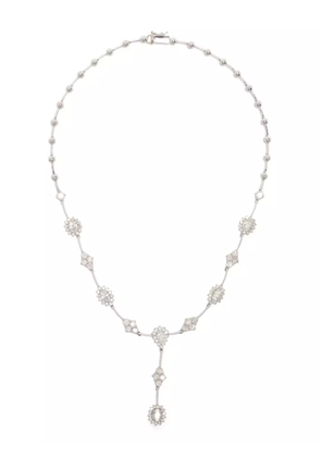 Rewind Vintage Affairs 18kt white Gold diamond necklace - Silver