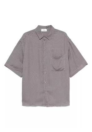 A Paper Kid geometric-pattern shirt - Black