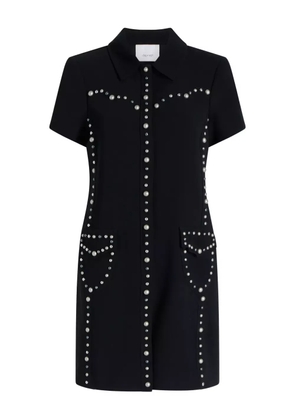 Cinq A Sept stud-embellished mini dress - Black