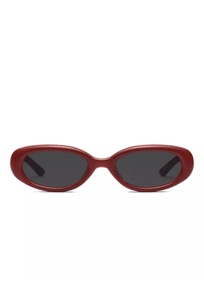Maison Margiela x Gentle Monster oval-frame sunglasses - Red
