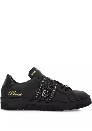 Philipp Plein stud-embellished low sneakers - Black