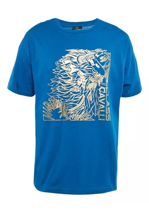 Roberto Cavalli Vintage logo-print T-shirt - Blue