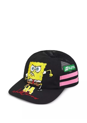 Supreme x SpongeBob Square Pants x Jeff Hamilton logo-print baseball cap - Black
