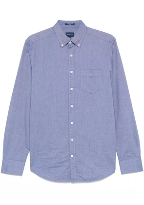 Gant logo-embroidered shirt - Blue