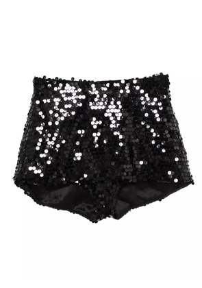 Xenia Magera sequin shorts - Black