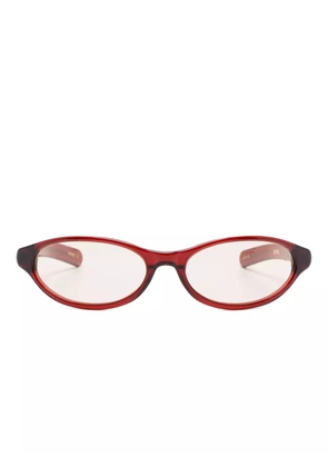 FLATLIST Olympia oval-frame sunglasses - Red