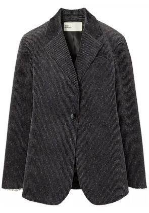 Tory Burch cinched corduroy blazer - Grey