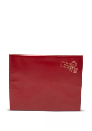 Bally Vintage pre-owned flap leather clutch - Red