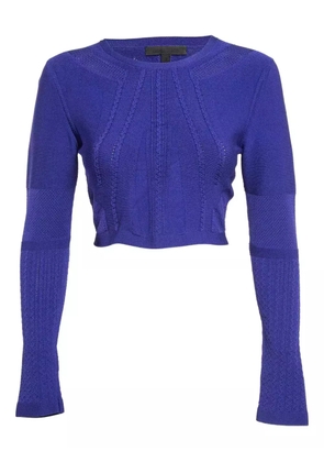 Cushnie cable knit top - Blue