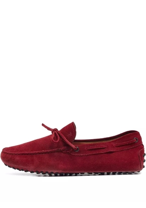 Tod's Vintage pre-owned Gommino suede loafers - Red