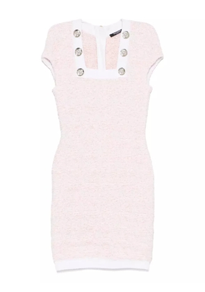 Balmain tweed mini dress - Pink