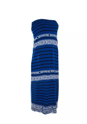 PUCCI Pre-Owned patterned cotton dress - Blue