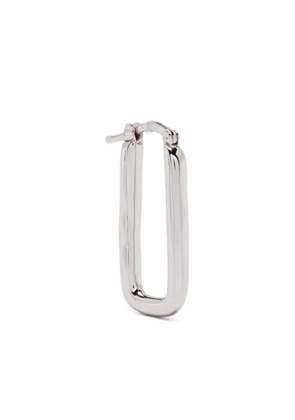 Jil Sander rectangle-frame earrings - Silver