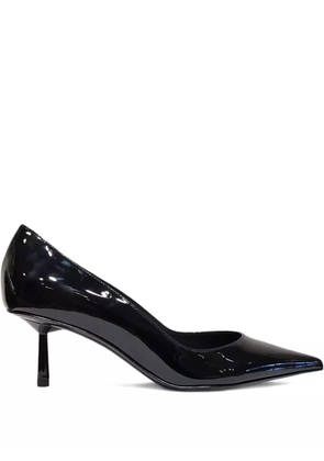 Le Silla 60mm pointed-toe patent leather pumps - Black
