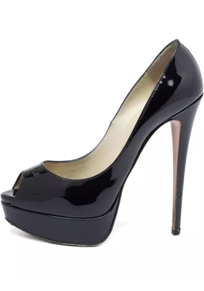Christian Louboutin Pre-Owned 2024 145mm Lady Peep pumps - Black
