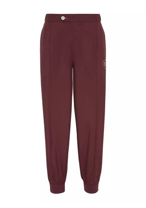 Brunello Cucinelli logo-print track pants - Red