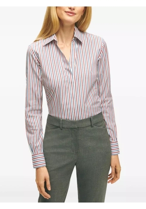 Brooks Brothers striped long-sleeve shirt - White