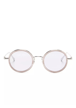 Megane and Me round-frame sunglasses - Silver