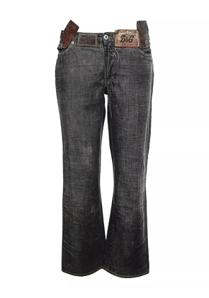 D&G Vintage pre-owned five-pockets jeans - Black