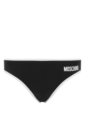 Moschino logo-print swim briefs - Black