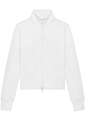 Courrèges scuba-jersey jacket - White