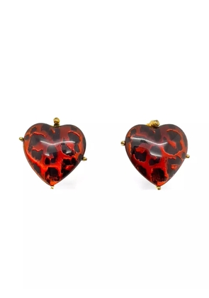 Jennifer Gibson Jewellery 1980s Ysl Heart earrings - Gold