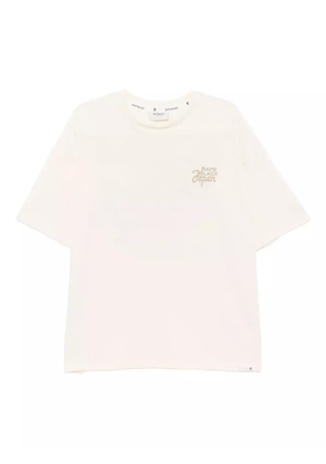 BAPE BLACK *A BATHING APE® logo-embroidered T-shirt - Neutrals