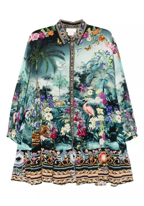 Camilla Basked In Baroque dress - Blue