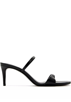 Schutz 75mm stiletto double-strap sandals - Black