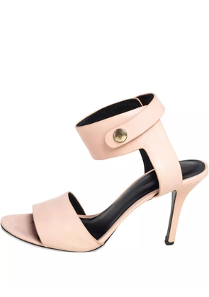 Pre-Owned Alexander Wang 100mm leather ankle-cuff sandals - Neutrals