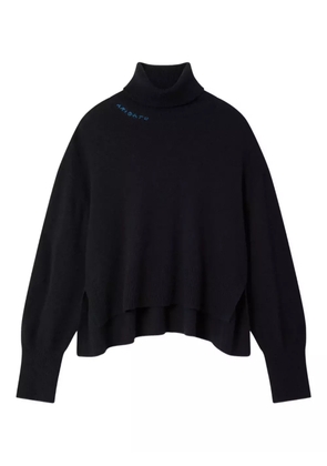 Axel Arigato embroidered turtleneck sweater - Blue