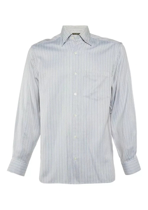 Ermenegildo Zegna Vintage chest-pocket striped shirt - Blue