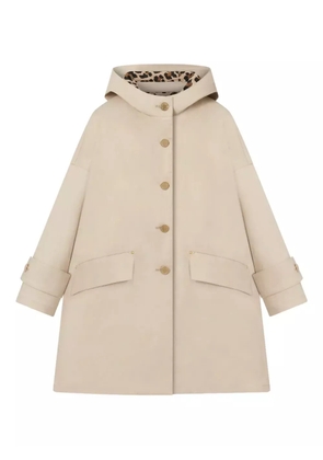 Mackintosh Humbie button-up raincoat - Neutrals