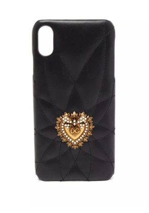 Dolce & Gabbana Pre-Owned Devotion iPhone XS phone case - Black
