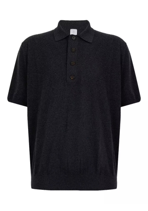 Eleventy short-sleeve button polo shirt - Black