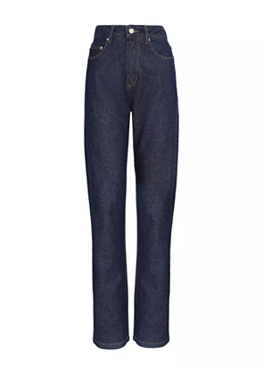 Amapô logo-patch jeans - Blue