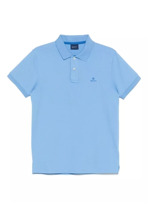 Gant cotton-blend polo shirt - Blue