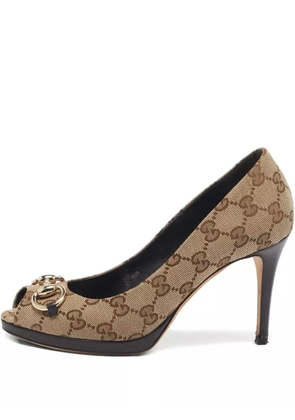 Gucci Pre-Owned Horsebit heeled pumps - Brown