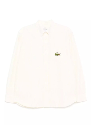 Lacoste logo-patch shirt - Yellow
