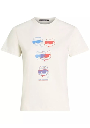 Karl Lagerfeld Ikon Color-Pop T-shirt - White
