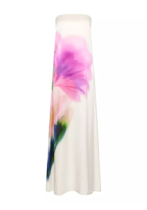 Rebecca Vallance floral-print maxi dress - White