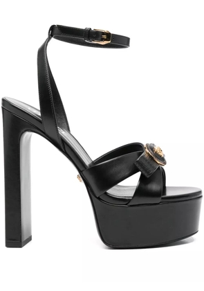 Versace 140mm Gianni Ribbon sandals - Black